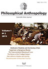 Philosophical anthropology 2015, Vol. 1, No. 2.